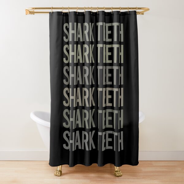 YUSDECOR Bite Shark Biting 3D Front Megalodon Teeth Prehistoric Attacking  Bathroom Decor Bath Shower Curtain 60x72 inch 