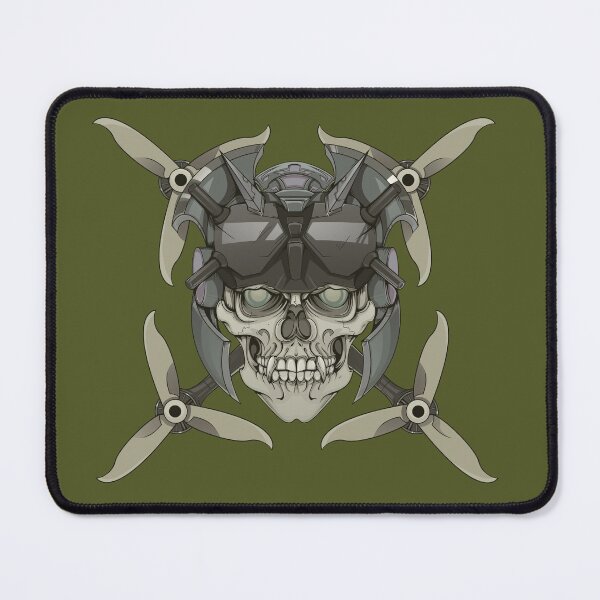 Item preview, Drone & Skull - Khaki Version designed and sold by KwaddStore.