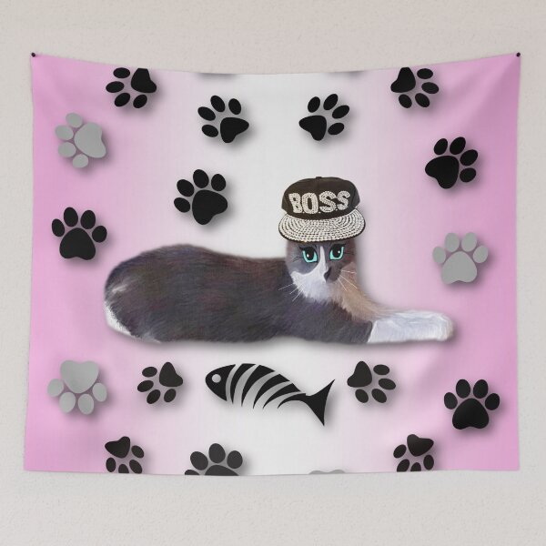 Item preview, Paws. Boss Cat designed and sold by KC Morcom.