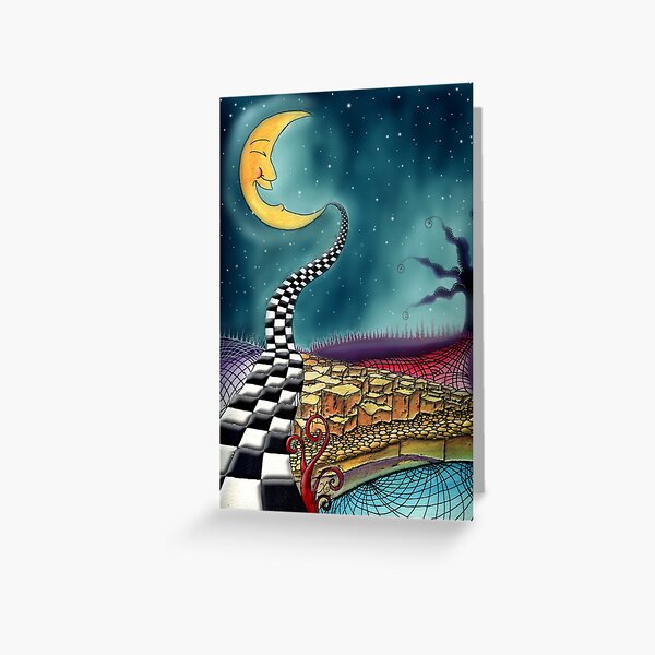 Psychedelic Greeting Card