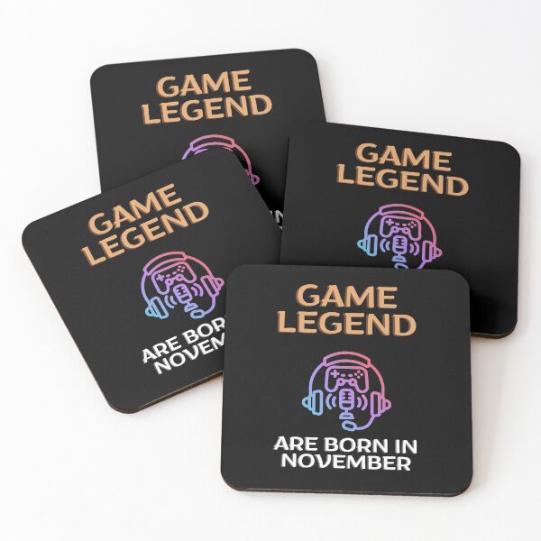 Item preview, Game legend - Born in November - BW designed and sold by Nemesiscrowd.