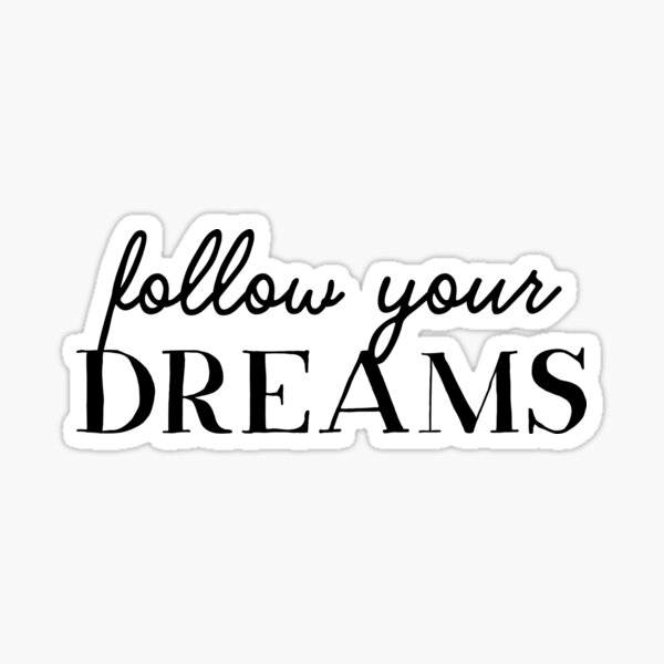 Item preview, Follow your dreams (Inverted) designed and sold by inspire-gifts.