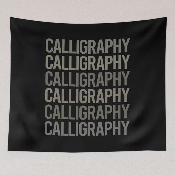 Item preview, Gray Text Art Calligraphy Calligrapher Handwriting Lettering designed and sold by TartSpiderWeb.