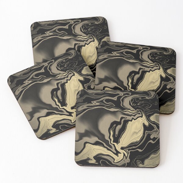Item preview, goldy waves marble designed and sold by tee-centric.