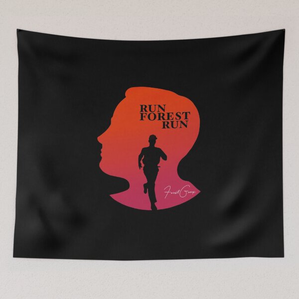 Item preview, Run Forest Run Silhouette Art designed and sold by Artsilhouette.