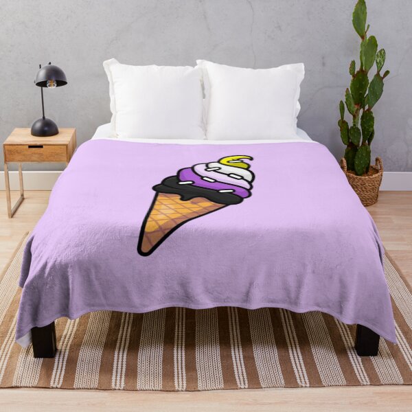 Item preview, Subtle Nonbinary Pride Flag Ice Cream designed and sold by everything4eva.