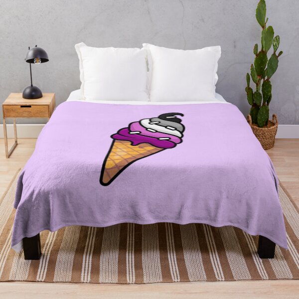 Item preview, Subtle Asexual Pride Flag Ice Cream designed and sold by everything4eva.