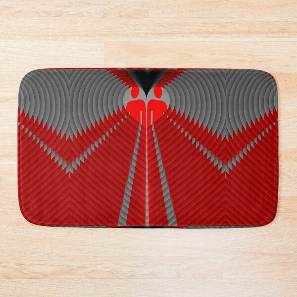 Item preview, romantic creative heart shaped concentric design style designed and sold by mister-john.