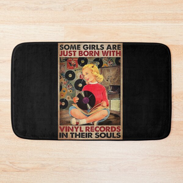 Item preview, Some girls are just born with vinyl records in their souls designed and sold by ALISONABBOTTAU.