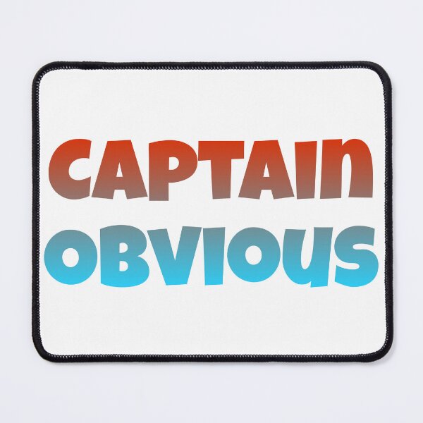 Item preview, Captain Obvious T Shirt designed and sold by Beautiful-SM.