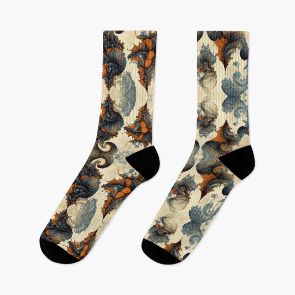 Item preview, Floral Autumn Motif on Parchment Paper designed and sold by MysticAlgorithm.