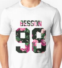 Corbyn Besson - Colorful Flowers Unisex T-Shirt