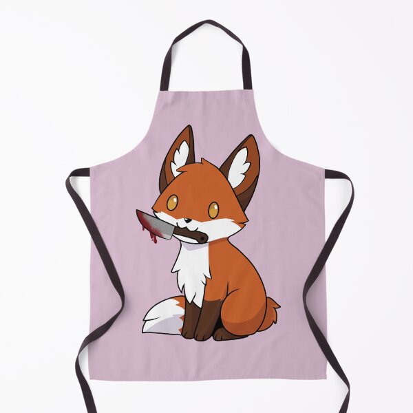 Item preview, Fox with a knife bloody designed and sold by storm-fox-art.
