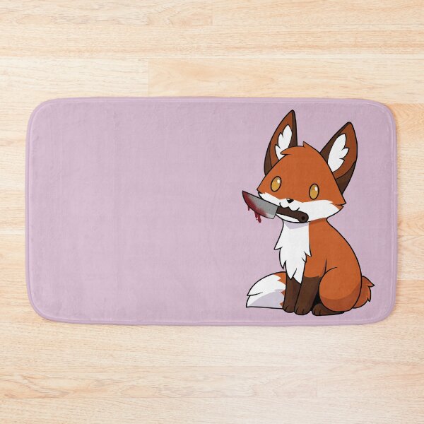 Item preview, Fox with a knife bloody designed and sold by storm-fox-art.