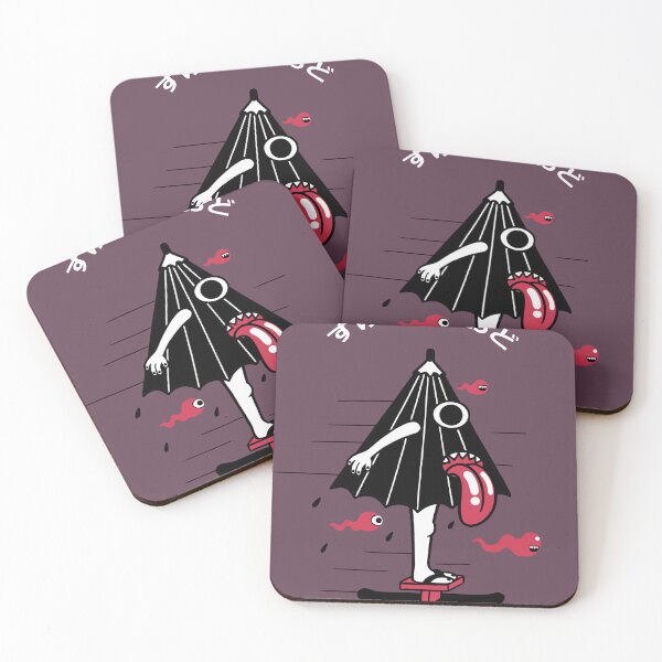 Item preview, Skateboarding Karakasa Obake (Umbrella Monster) designed and sold by RYURAKUDO.