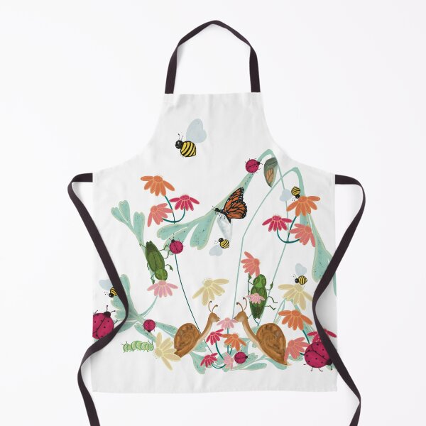 Item preview, Garden Ladybug & Friends White designed and sold by GalapaTales.