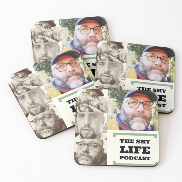 Item preview, THE SHY LIFE PODCAST 2020 LOGO designed and sold by snowman1973.