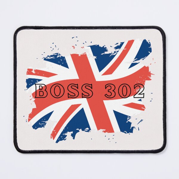Artikelvorschau, Mustang - BOSS 302 - Aufkleber mit US-Flagge entworfen und verkauft von ZoesAttic.