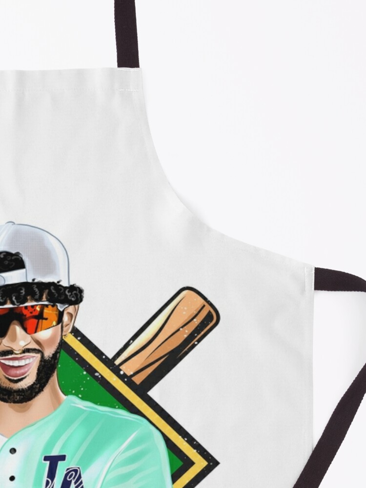 Bad Bunny in Los Angeles Baseball Jersey Poster for Sale by OmoYolo