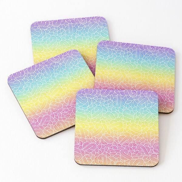Item preview, Ombré gender non-binary flag swirls doodles designed and sold by savousepate.