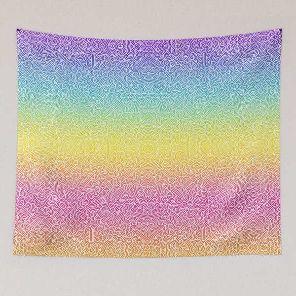 Item preview, Ombré gender non-binary flag swirls doodles designed and sold by savousepate.