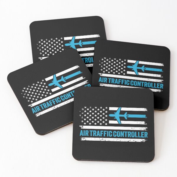 Item preview, Air Traffic Controller Distressed Vintage USA Flag: ATC Airplane Runway Funny Air Traffic Control Gift designed and sold by Adexyl.