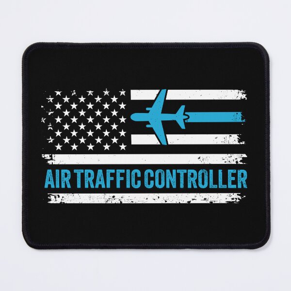 Item preview, Air Traffic Controller Distressed Vintage USA Flag: ATC Airplane Runway Funny Air Traffic Control Gift designed and sold by Adexyl.