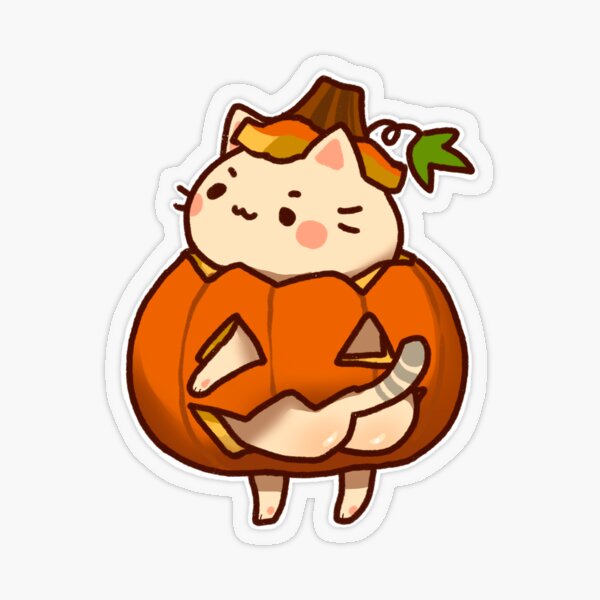 Aperçu de l'œuvre Thicc or Treat Halloween Booty Cat créée et vendue par Vooolatility.
