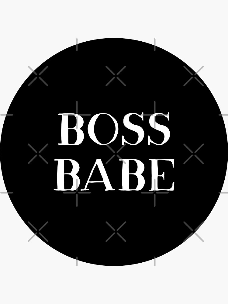 Artwork view, Boss babe designed and sold by inspire-gifts