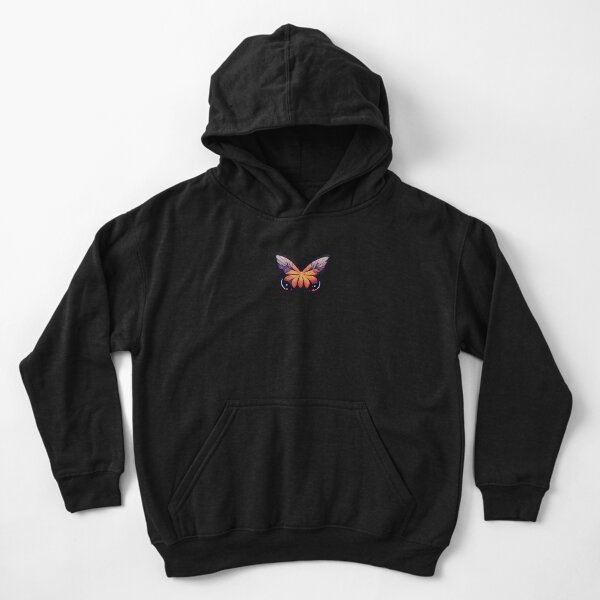 Discover Leaf butterfly wings Kid Pullover Hoodie