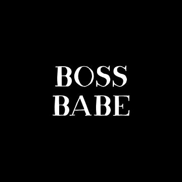 Artwork thumbnail, Boss babe by inspire-gifts