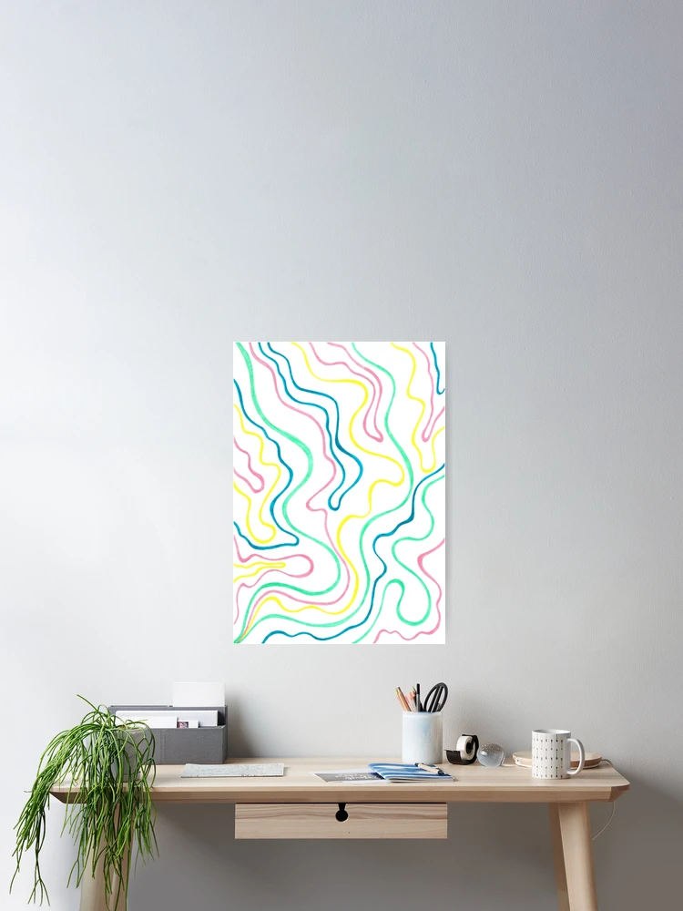 Thumbnail 2 of 3, Poster, Spring Ripples designed and sold by Timeah Logie.