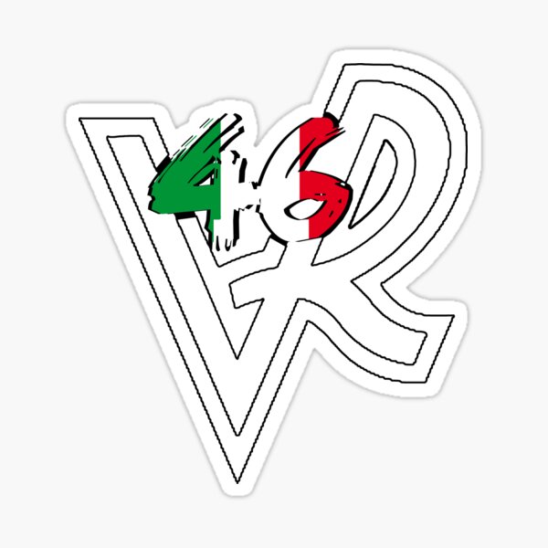 Vr Valentino Rossi Sticker For Sale By Alialobayd Redbubble