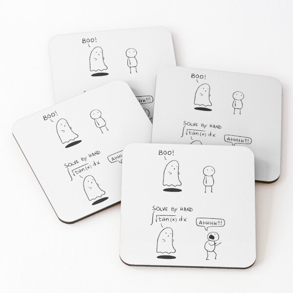 Item preview, Solve integral by hand ghost - Halloween math pun designed and sold by TalesOfScience.