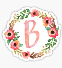 Pink Floral B Sticker
