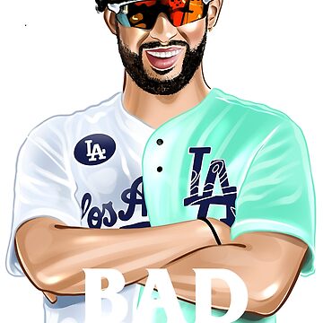 Los Angeles Dodgers Bad Bunny jersey medium store