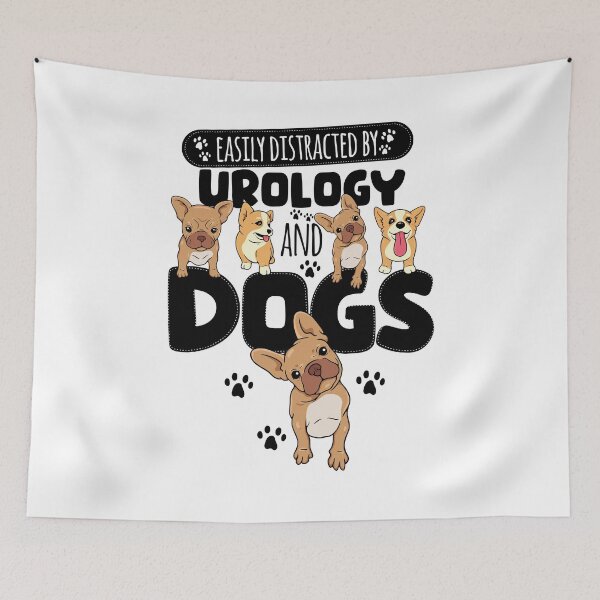 Item preview, Easily Distracted By Urology And Dogs designed and sold by ccabreira.