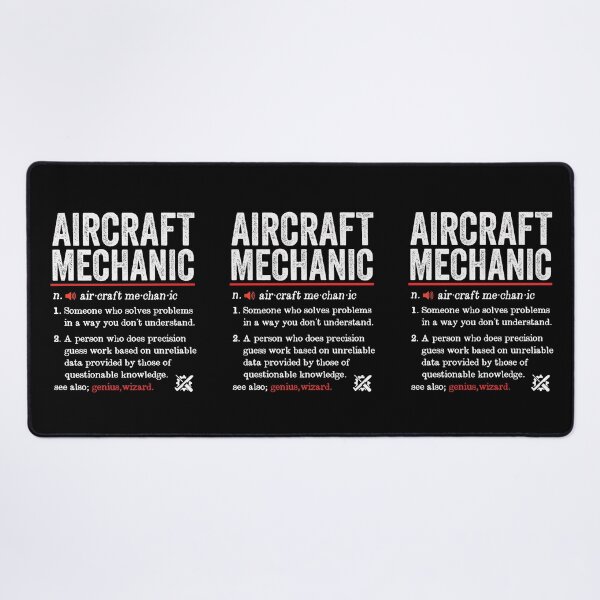Item preview, Aircraft Mechanic Funny Definition: Funny Aviation Mechanic Gift designed and sold by Adexyl.