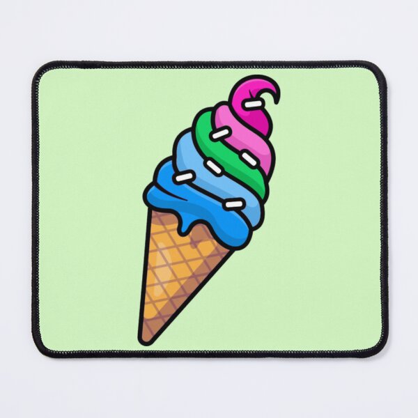 Item preview, Subtle Polysexual Pride Flag Ice Cream designed and sold by everything4eva.