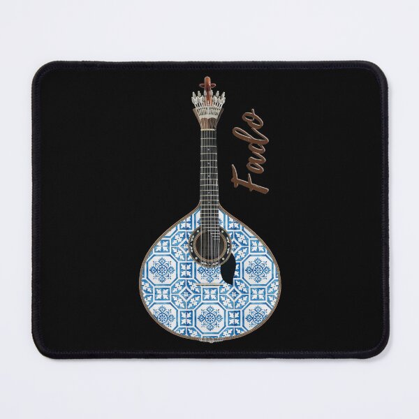 Item preview, Guitarra fado con teja portuguesa azul designed and sold by Vânia Rocha.