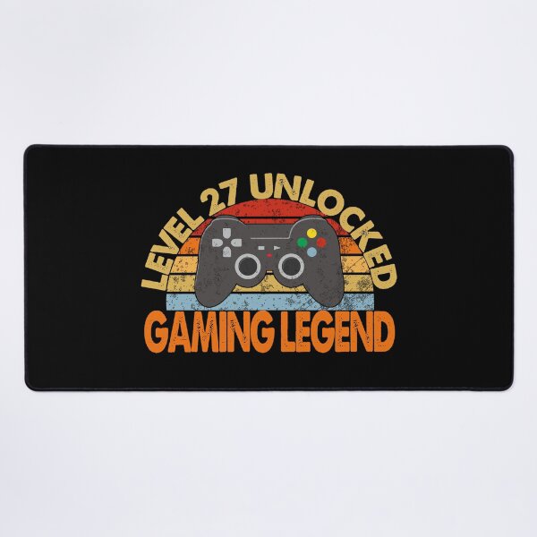 Item preview, Level 27 Unlocked Gaming Legend | Vintage Legendary Gamer designed and sold by Qudkin.