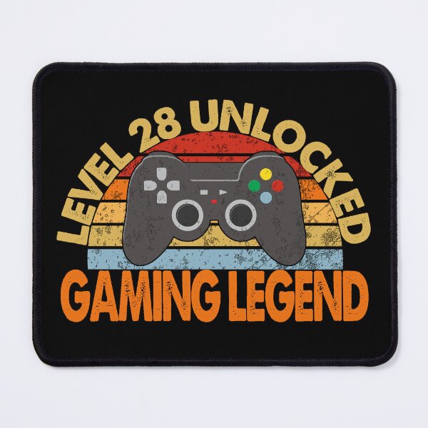 Item preview, Level 28 Unlocked Gaming Legend | Vintage Legendary Gamer designed and sold by Qudkin.