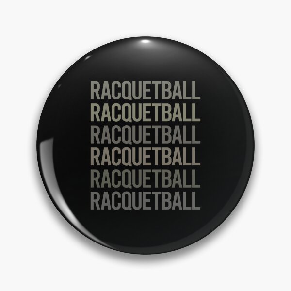Item preview, Gray Text Art Racquetball designed and sold by TartSpiderWeb.