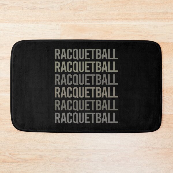 Item preview, Gray Text Art Racquetball designed and sold by TartSpiderWeb.