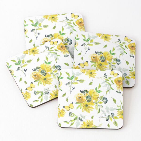 Item preview, Watercolor flower background designed and sold by badgermark.
