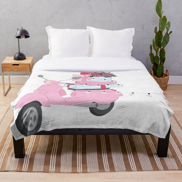 Item preview, Rose Vintage Scooter entregando regalos designed and sold by Juliani-Designs.