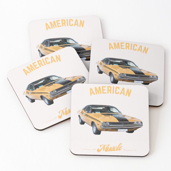 Item preview, Muscle car- vintage car stickers designed and sold by ZoesAttic.