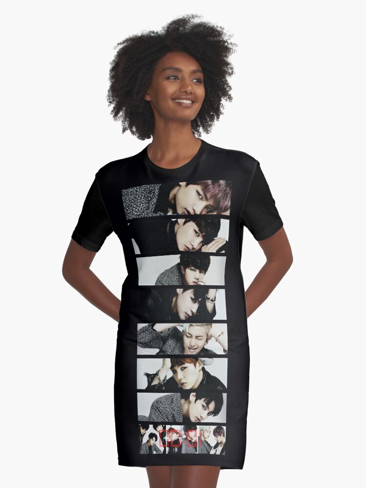 Bts Wake Up 2 Graphic T Shirt Dress By Gilbird Redbubble