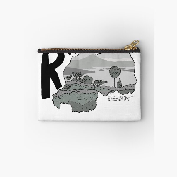 Item preview, Visit Rwanda - political t shirt designed and sold by BlackGlassApp.