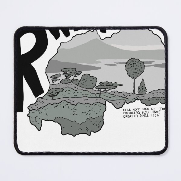 Item preview, Visit Rwanda - political t shirt designed and sold by BlackGlassApp.